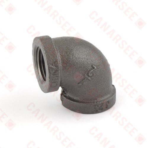 1/2" Black 90° Elbow (Imported)