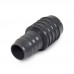 1-1/4" x 1" Barbed Insert PVC Reducing Coupling, Sch 40, Gray