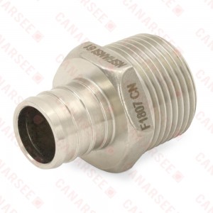 3/4" PEX x 3/4" Male Threaded Adapter, 304 St. Steel (Lead-Free)