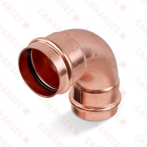2" Press Copper 90° Elbow, Imported