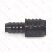 1-1/4" x 3/4" Barbed Insert PVC Reducing Coupling, Sch 40, Gray