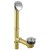 Lift and Turn Bathtub Drain Waste (Full Kit) w/ Chrome Plated Trim, 20GA Tubular Brass, 2-hole