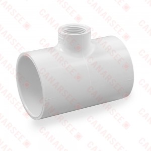 2" x 2" x 3/4" PVC (Sch. 40) Reducing Tee (Socket x Socket x FIPT)