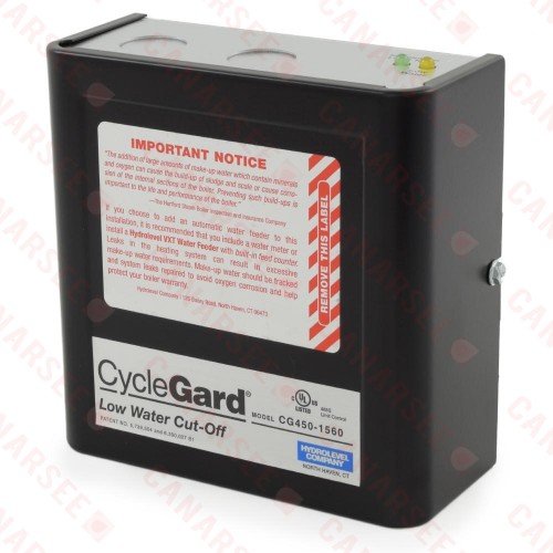 CycleGard CG450-1560, Steam Primary Low Water Cut-Off w/ Auto Reset, 120V