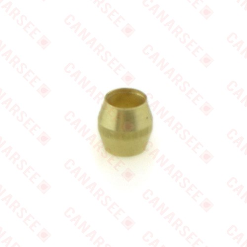 1/8" OD Brass Compression Sleeve Lead-Free