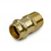1/2" Press x Male Threaded Adapter, Lead-Free Brass, Imported