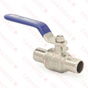 3/4" PEX 304 St. Steel Ball Valve, Full Port (Lead-Free)..