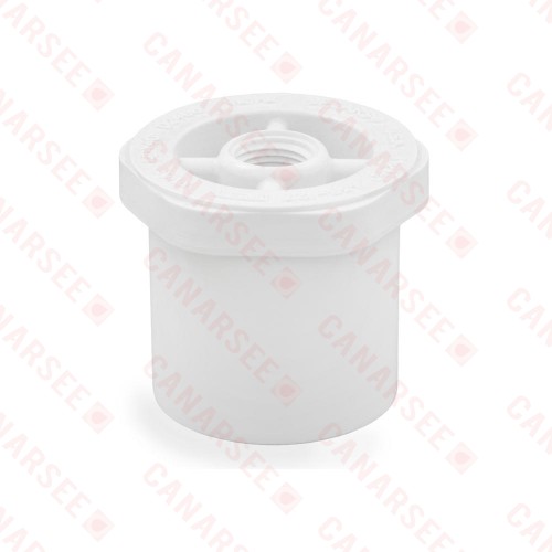 1" x 1/8" PVC (Sch. 40) Spigot x FIP Bushing