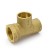 Matco Norca CTF04T04LF 3/4" C x 3/4" Female Thread x 3/4" C Cast Brass Adapter Tee, Lead Free