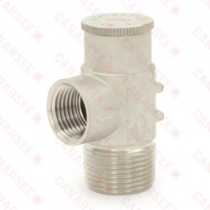 3/4" MPT, 304 St. Steel Pressure Relief Valve 75 psi (Lead-Free)..