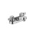 OmniPro Low-Arc 4" Centerset Bathroom Faucet w/ Wrist Blade Handles, less Pop-Up, Chrome (Classic series)