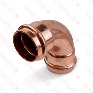 1-1/4" Press Copper 90° Elbow, Imported
