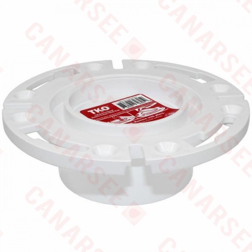 Sioux Chief 883-PT Total Knockout Closet Flange with Plastic Ring (3" Hub / 4" Inside)