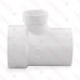 3" x 3" x 1-1/2" PVC DWV Sanitary Street Tee (Spigot x Socket x Socket)