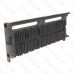 2ft Cast Iron Baseboard Radiator, Floor Standing, 10" H x 2-1/2" D x 24" W..
