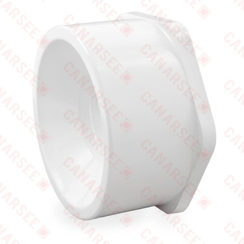 6" x 3" PVC (Sch. 40) Spigot x Socket Bushing