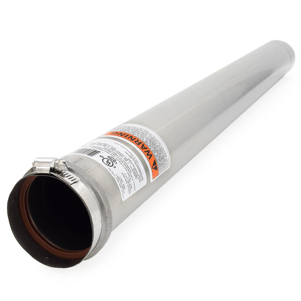 Z-Vent 2SVEPWCF0303, 3" x 3ft Single Wall Pipe | CANARSEE.COM