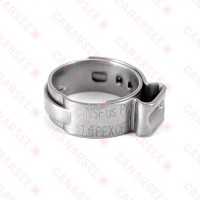 1/2” PEX Grip (No-Slip) Stainless Steel Cinch Clamps (100/bag)