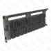 2ft Cast Iron Baseboard Radiator (Right Section), Floor Standing, 10" H x 2-1/2" D x 24" W..
