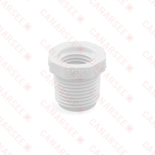 3/8" x 1/4" PVC (Sch. 40) MIP x FIP Bushing