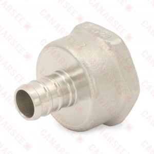 1/2" PEX x 3/4" Female Threaded Adapter, 304 St. Steel (Lead-Free)