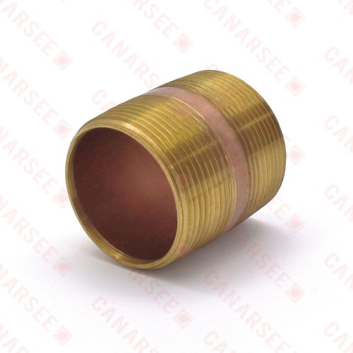 Everhot RB-112X2 1-1/2" x 2" Brass Pipe Nipple