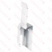 Left End Cap (Slotted/Wall Trim) for Fine/Line 30, Hinged, 3.75" wide