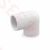 3/4" Barbed Insert x 3/4" Female NPT 90° PVC Elbow, Sch 40, Gray