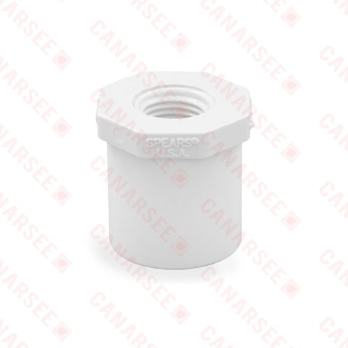 3/4" x 1/4" PVC (Sch. 40) Spigot x FIP Bushing