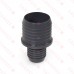2" x 1-1/4" Barbed Insert PVC Reducing Coupling, Sch 40, Gray
