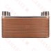 50-Plate, 5" x 12" Brazed Plate Heat Exchanger with 1-1/4" MNPT Ports
