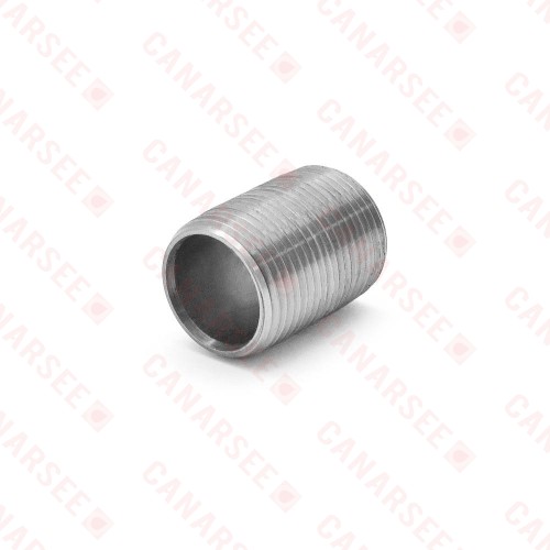 3/4" x Close Stainless Steel Pipe Nipple