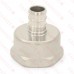 1/2" PEX x 3/4" Female Threaded Adapter, 304 St. Steel (Lead-Free)