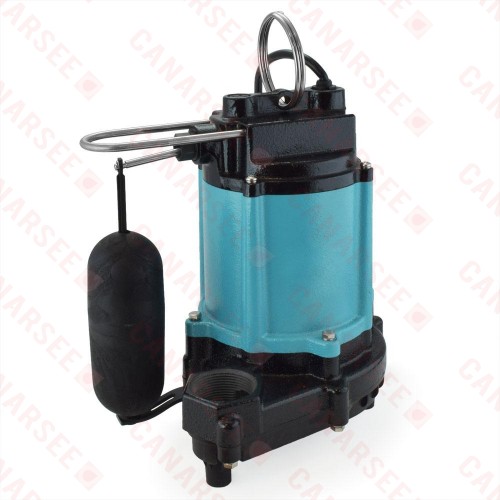 Automatic Sump/Effluent Pump w/ Vertical Switch, 20' cord, 1/2HP, 115V