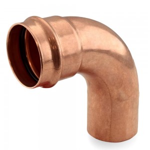 Copper Press 90° Street Elbows