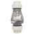2" Clear Quiet PVC Check Valve w/ Unions, Compression