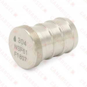 1/2" PEX 304 St. Steel Plug (Lead-Free)..