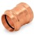 1-1/2" Press Copper x 1-1/4" Female Threaded Adapter, Imported