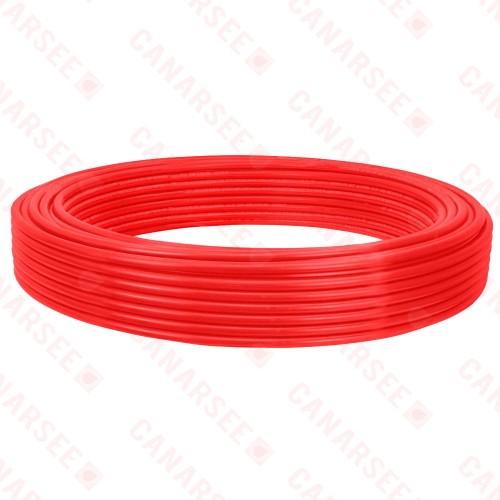 1/2" x 100ft PowerPEX Non-Barrier PEX-B Tubing, Red (Expandable, F1960 compliant)