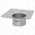 7" Z-Max 15" x 15" Pre-Stressed Stainless Steel Chimney Flashing