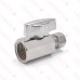 1/2” FIP x 3/8” OD Compression Straight Stop Valve (1/4-Turn), Lead-Free