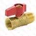 1/2" FIP x 5/8" Flare Gas Ball Valve