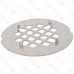 4-1/4" Brushed Nickel Round Snap-Tite Strainer for Oatey Shower Drains