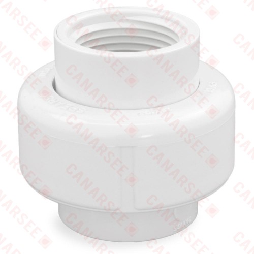 3/4" PVC (Sch. 40) FIP x FIP Union w/ EPDM O-ring