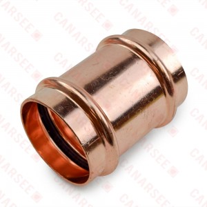 2" Press Copper Slip Coupling, Imported