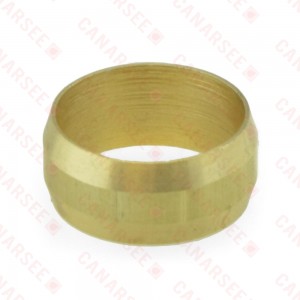 5/8" OD Brass Compression Sleeve Lead-Free