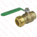 1" Push To Connect x 1" FPT Brass Ball Valve, Lead-Free