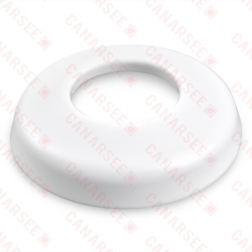1" CTS White Plastic Escutcheons for 1" PEX, Copper Pipe (20/bag)