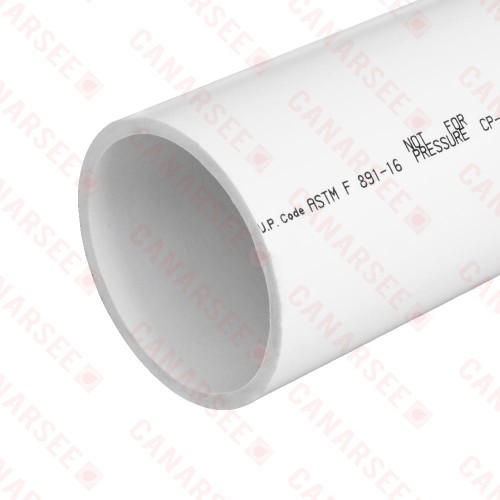 4" x 4ft PVC Pipe, FoamCore DWV