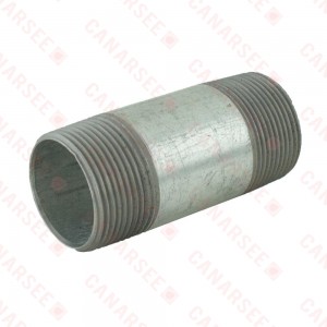 1-1/4” x 3-1/2” Galvanized Steel Pipe Nipple